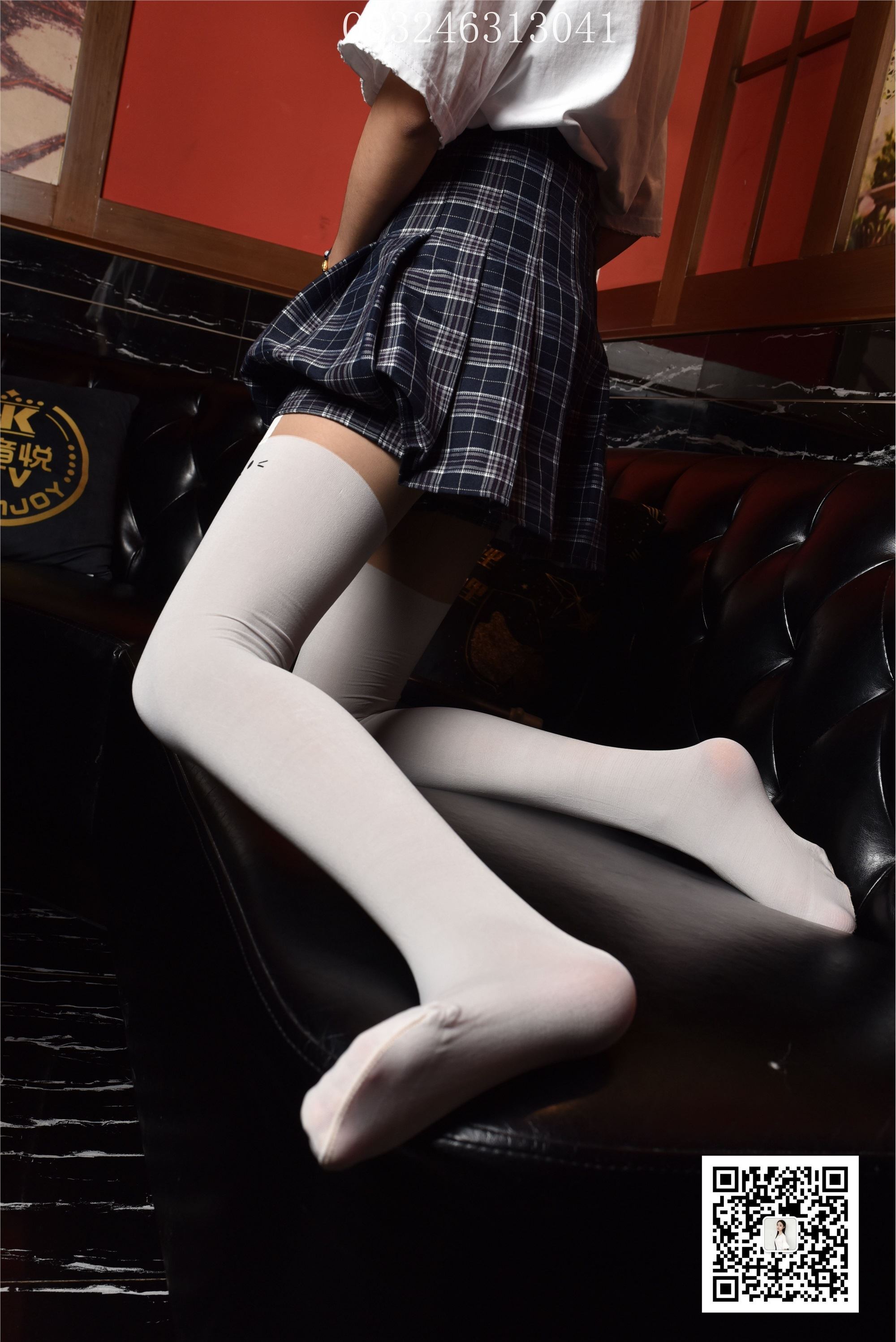 大生模拍 No.088 可爱拼接裤袜